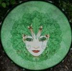 green woman